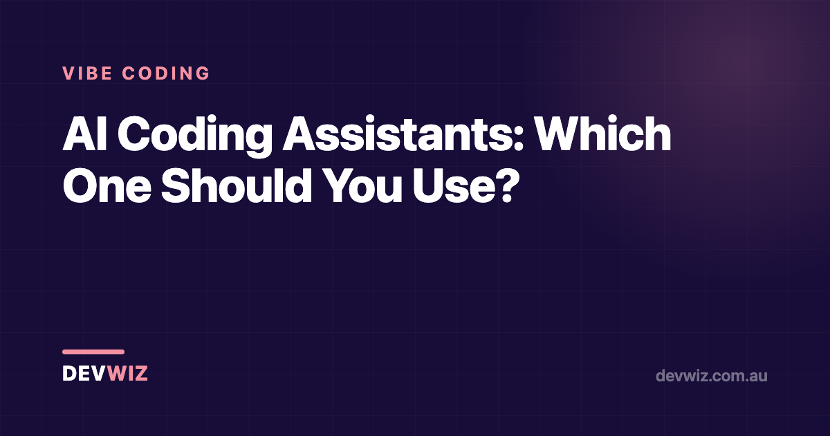 AI Coding Assistants: Which One Should You Use?