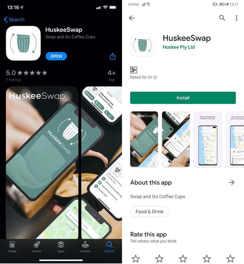 App Store Page - Huskee
