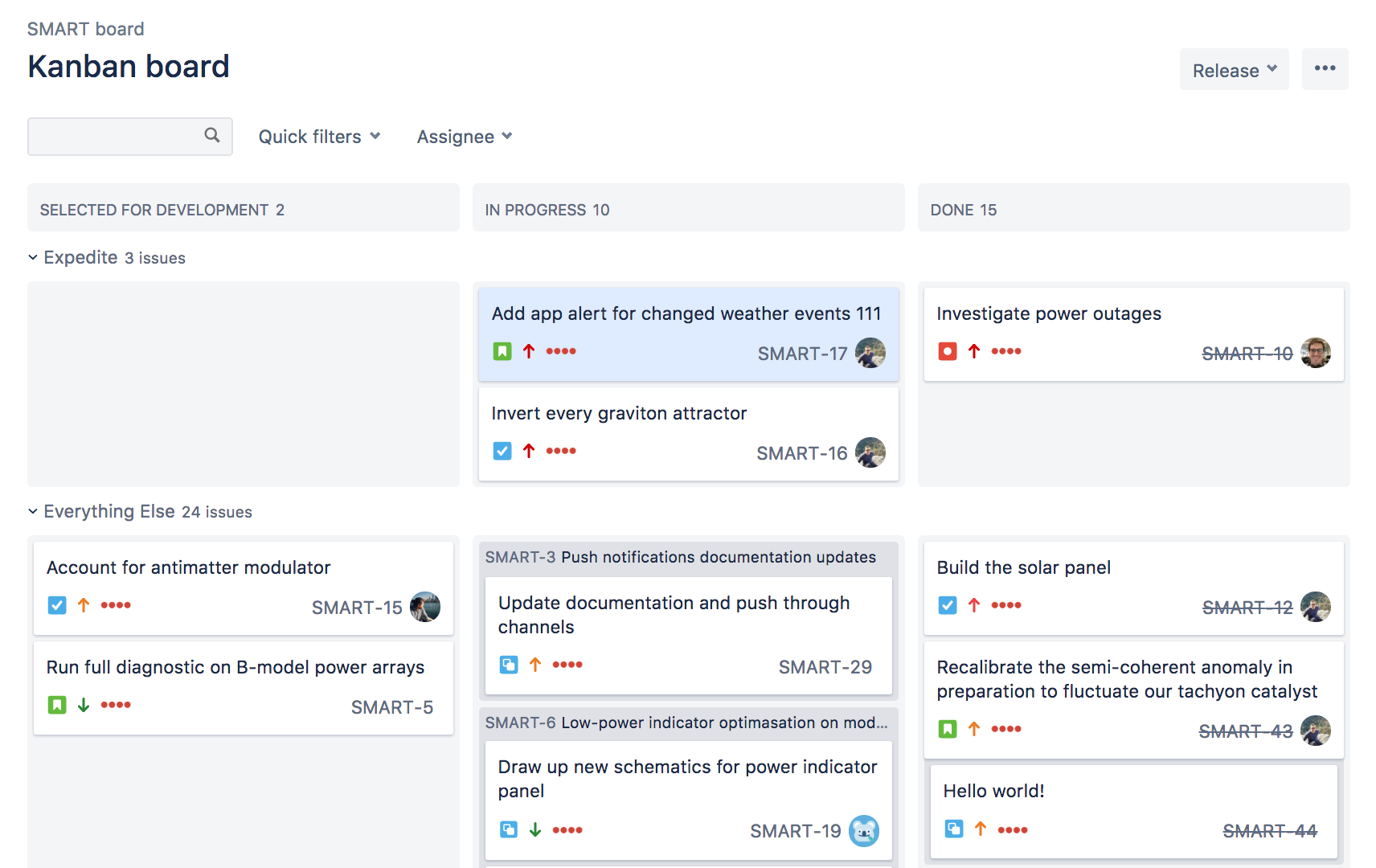 Jira as a project management tool for software development projects